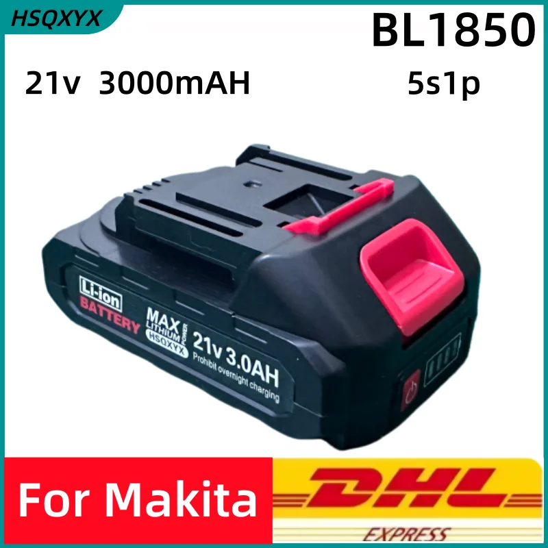 

Аккумуляторная батарея высокой мощности 21В 5S1P, совместимая с Makita, 18В 20В беспроводными фонарями/бесщеточными гайковертами/отвертками и т.д.