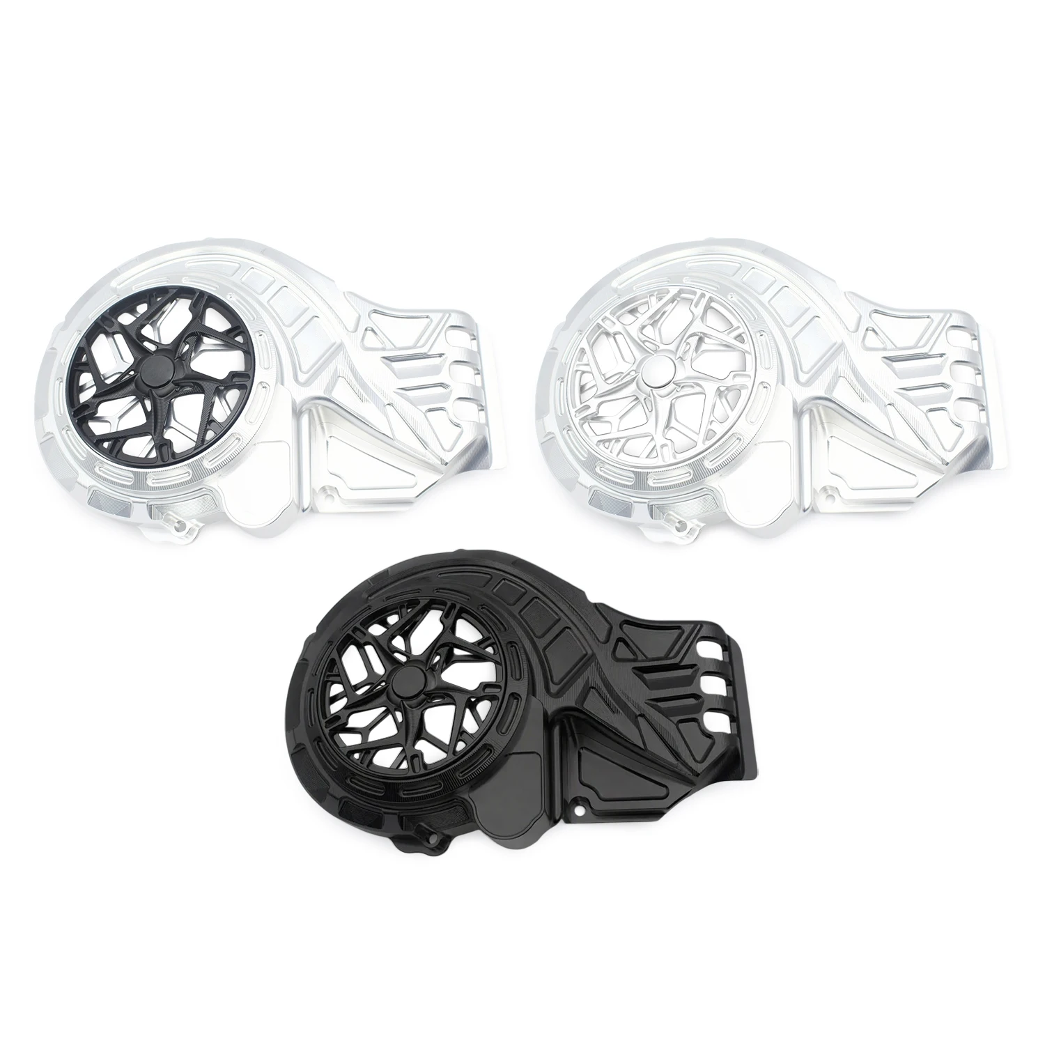 For Vespa Primavera Sprint 150 180 LX125 Motorcycle Rotating Fan Cover Engine Side Cooling Fan Guard Housing Replacement