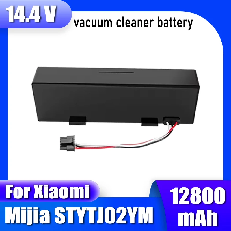 14.4V 9800mAh lithium-ion battery pack, for XIAOMI STYTJ02YM Mop Pro Yunmi robot vacuum cleaner battery replacement