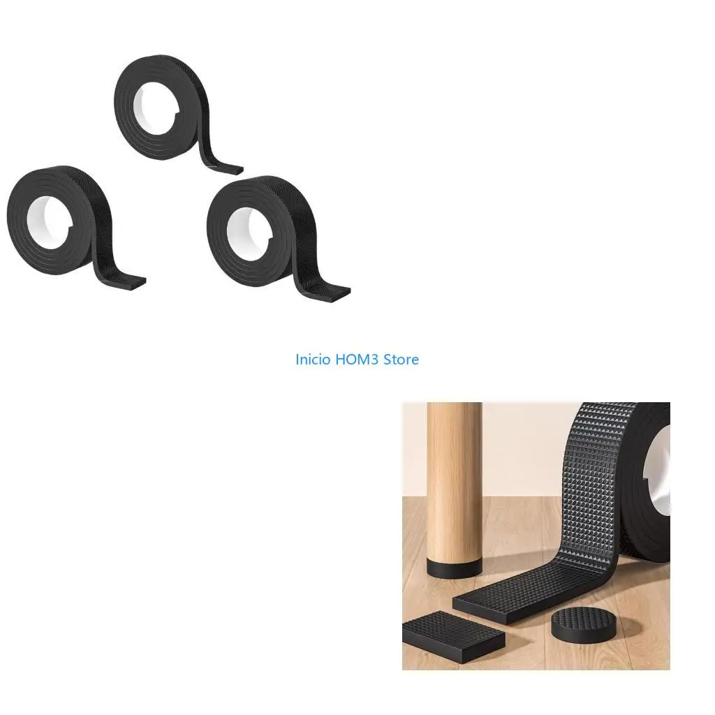 A5YD Easy Installion Designs Leg Cushioning Strips 2m Length with Choose of 2cm 4cm 6cm Widths for Quiet Movement Use