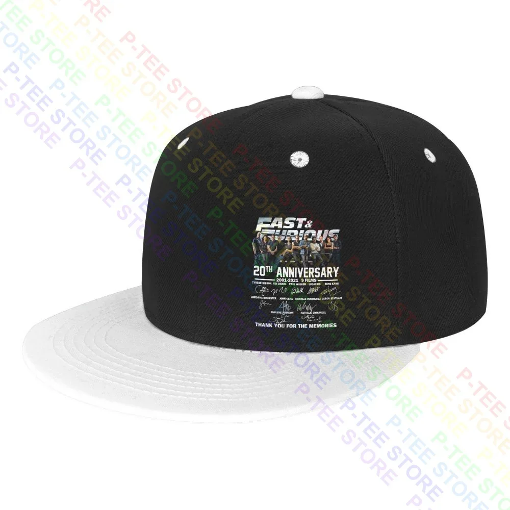 

Fast And Furious 20Th Anniversary 2001-2021 Snapback Cap Colorful Baseball Caps Design Hipster Comfortable