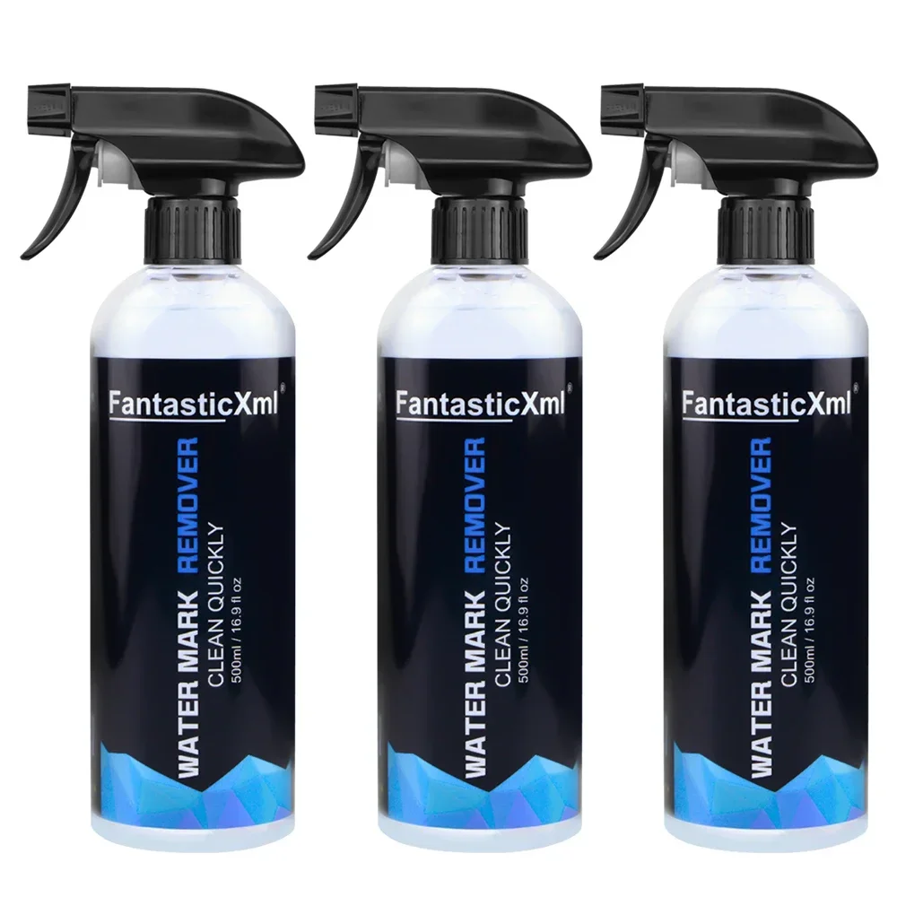 Muli-function 500 مللي رذاذ مزيل علامات الماء للعناية بالسيارات طلاء السيارات تنظيف السطح الخارجي إزالة البقع العنيدة