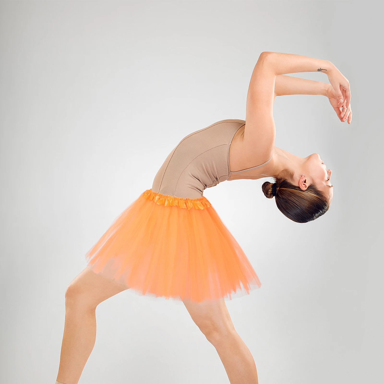 

Three-layer Skirt Colorful Poofy Ballet Tutu Adult Fairy Dress Tulle Short Party Favor Mesh Women Miss