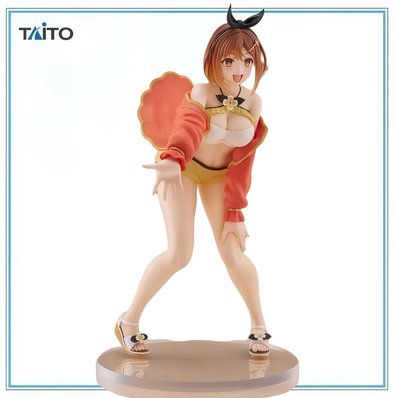 

TAITO Original in Stock Coreful Atelier Ryza Reisalin Stout (Swimwear Ver.) 13CM Collection Series Model Cartoon Character