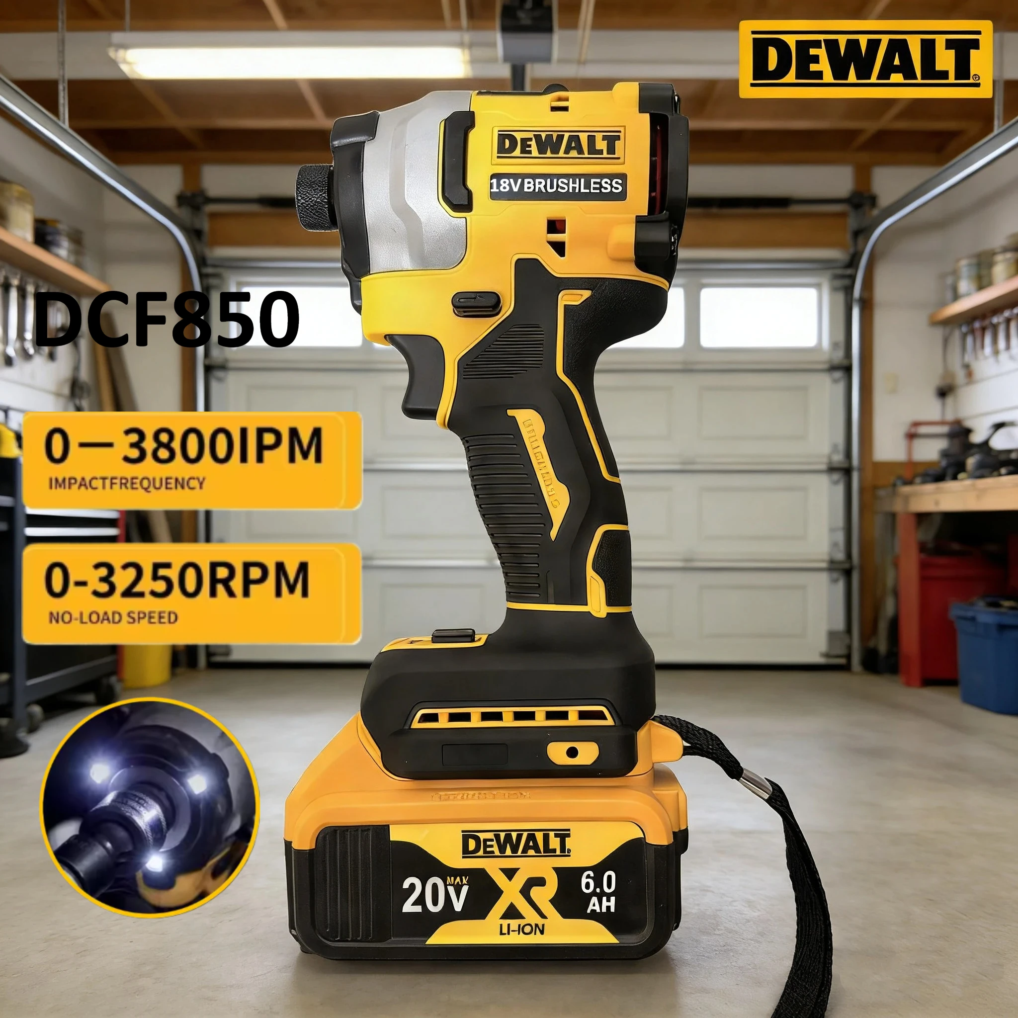 dewalt-dcf850-rechargeable-cordless-impact-wrench-18v-20vlithium-electric-battery-power-tools-large-torque-tool