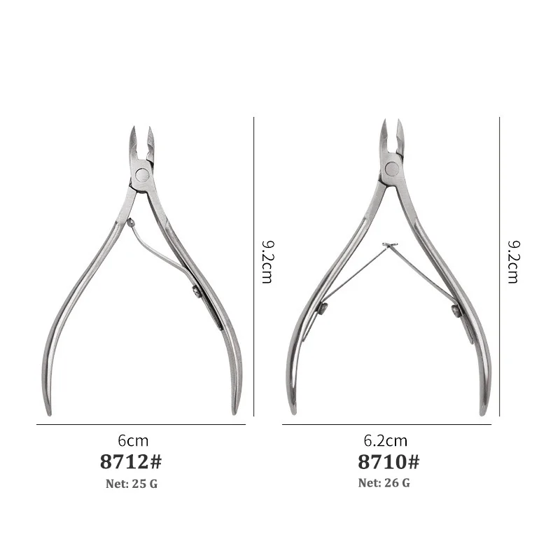 1 قطعة شفرة مستقيمة أظافر مسمار كليبرز التشذيب سميكة نام أظافر حجر الراين مزيل جوهرة المقص مانيكير مسمار أدوات #3