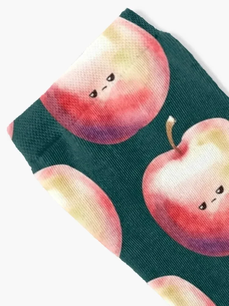 Annoyed Red Apple Socks winter winter thermal Socks For Man Women's