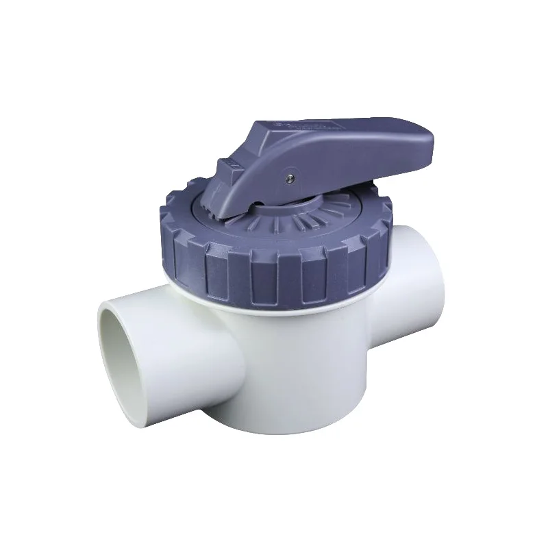 Multiport PVC Diverter Valve for Pool – 3-Way & 2-Way Valve, Corrosion-Resistant Plumbing Accessory