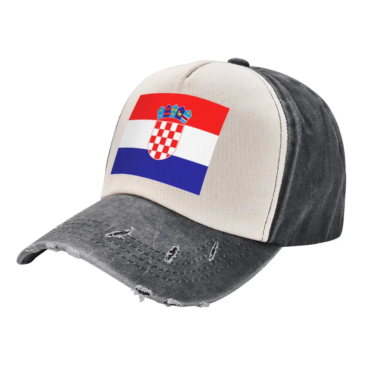 

Flag of Croatia Baseball Cap fishing hat Beach custom Hat Trucker Cap Men's Hats Women's