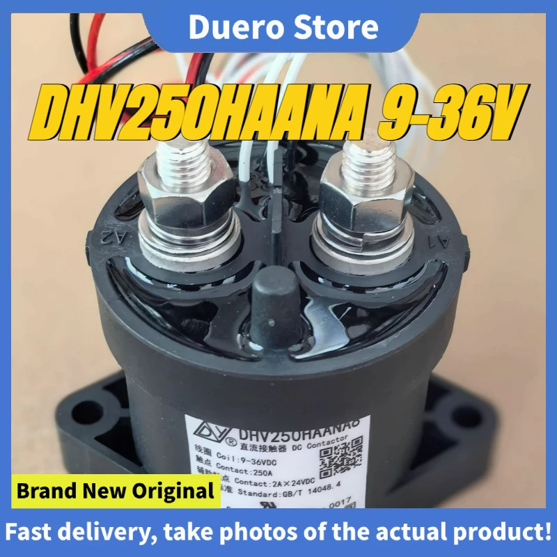 

（Brand New Original）1pcs/lot 100% original genuine relay:DHV250HAANA 9-36V 250A750V High voltage DC contactor relay