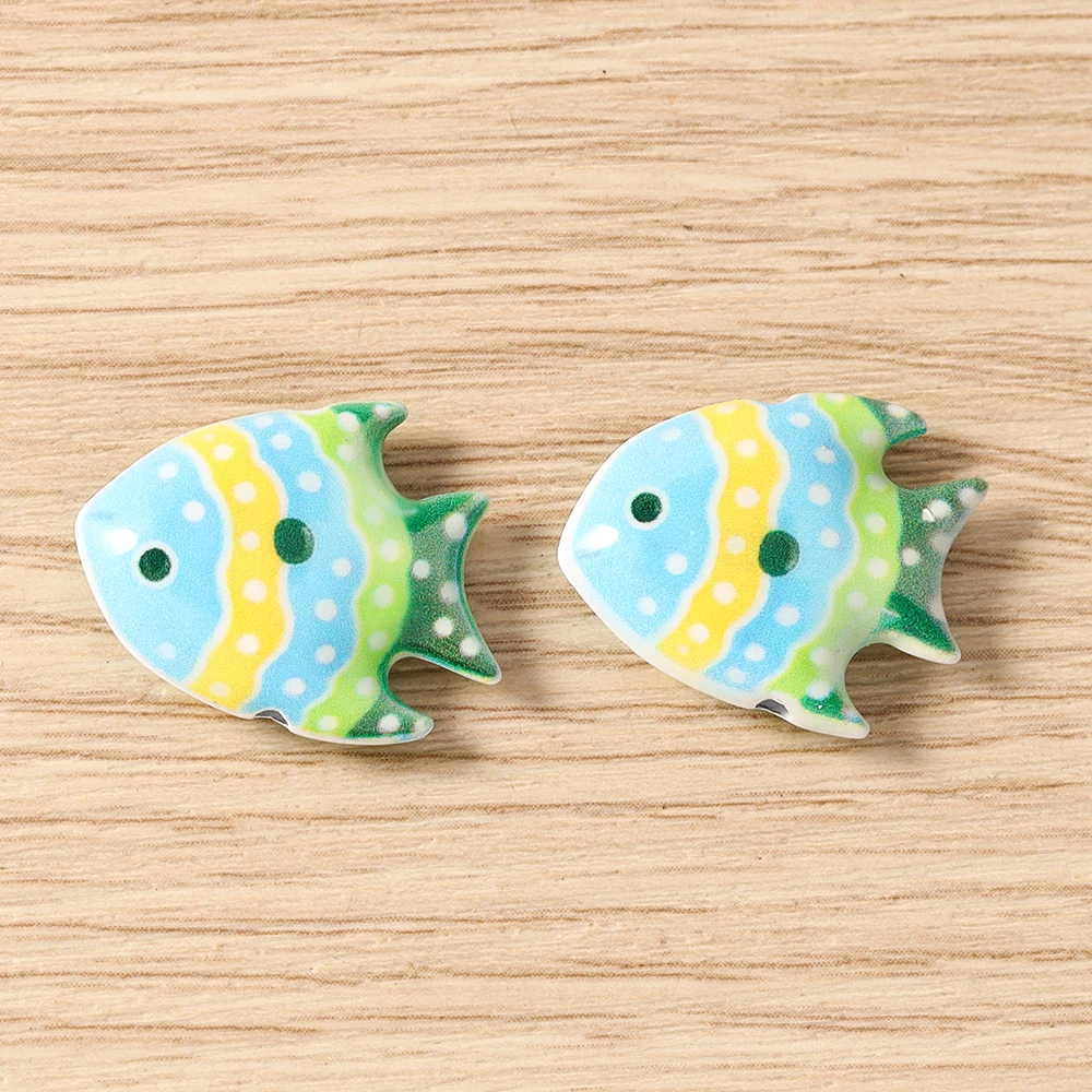 Tusember 5 Stück 15*19mm Niedliche Kawaii Keramik-Katzen-Anhänger Perlen für Schmuckherstellung Armbänder Halsketten DIY Mädchen Geschenke – Detail 25