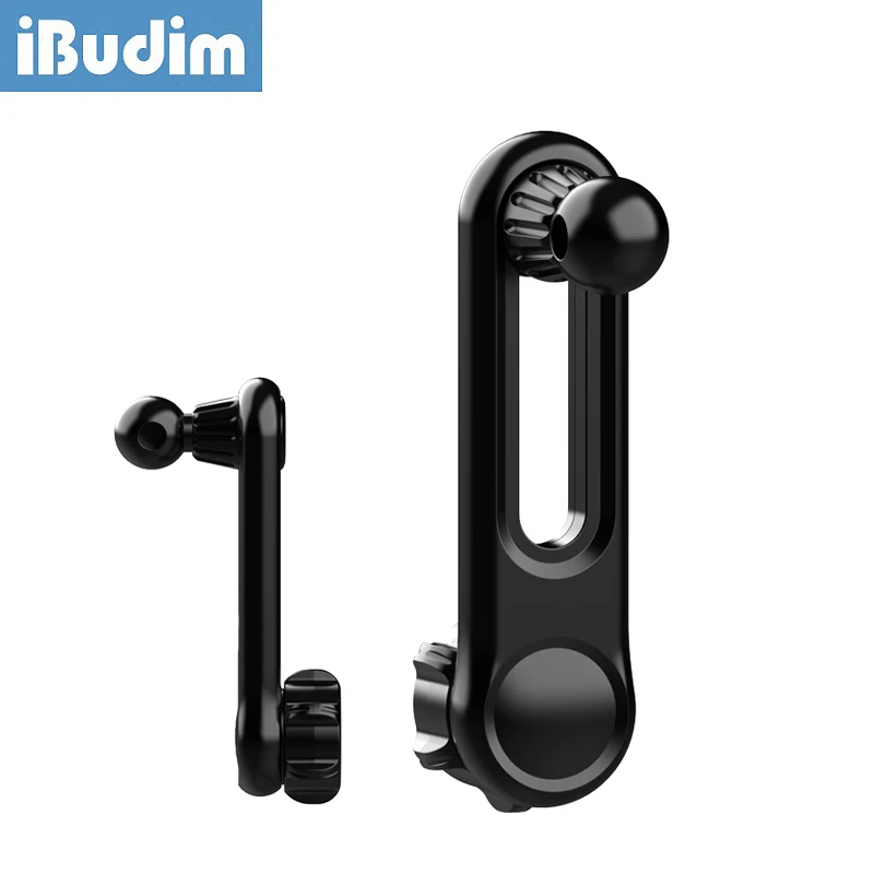 iBudim حامل السيارة العالمي 360 ° الدورية قابل للتعديل 17 مللي متر الكرة رئيس حامل هاتف السيارة تمديد القطب محول الملحقات #1
