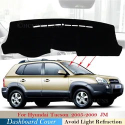 Dashboard Cover Protective Pad for Hyundai Tucson 2005 2006 2007 2008 2009 JM Car Accessories Dash Board Sunshade Carpet Dashmat