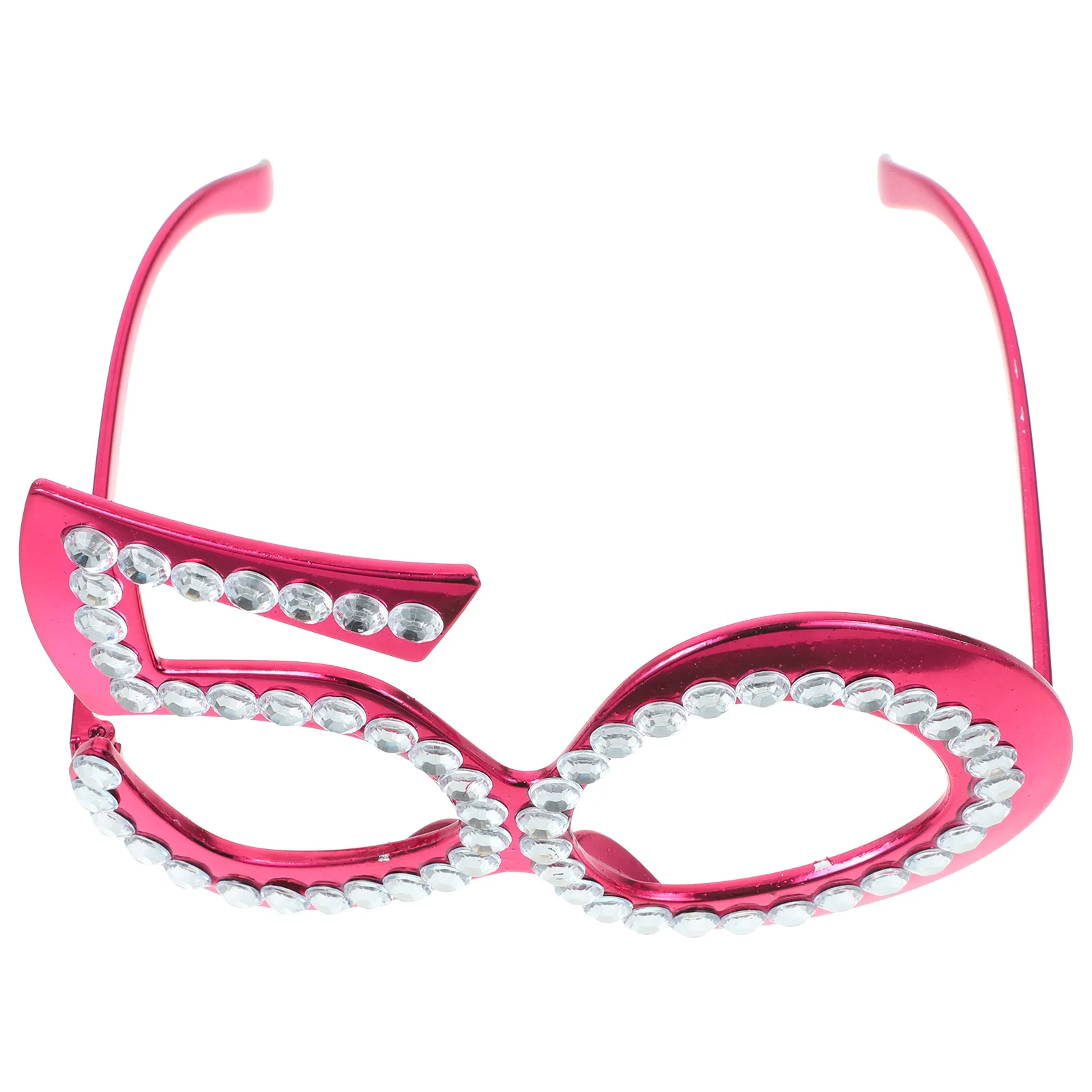 Party Props Heart Decorations Age Glasses 50th Birthday Aldult Commemorate Photo Plastic Eye Frame Supplies Miss Eyeglasses