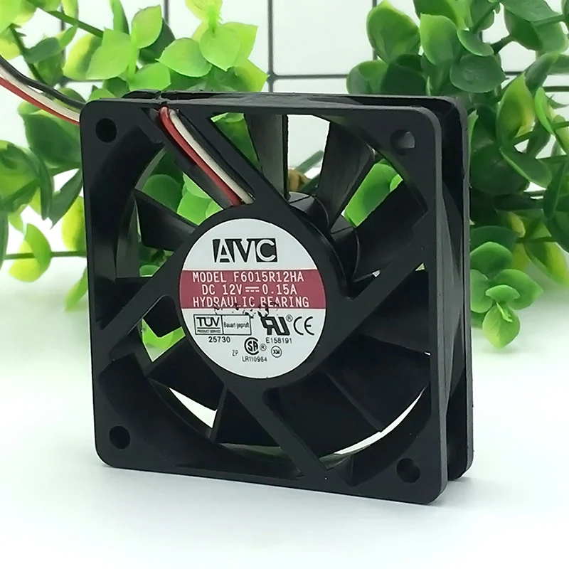 ORIGINAL F6015R12HA DC12V 0.15A 6015 60*60*15mm NEW COOLING FAN RADIATOR