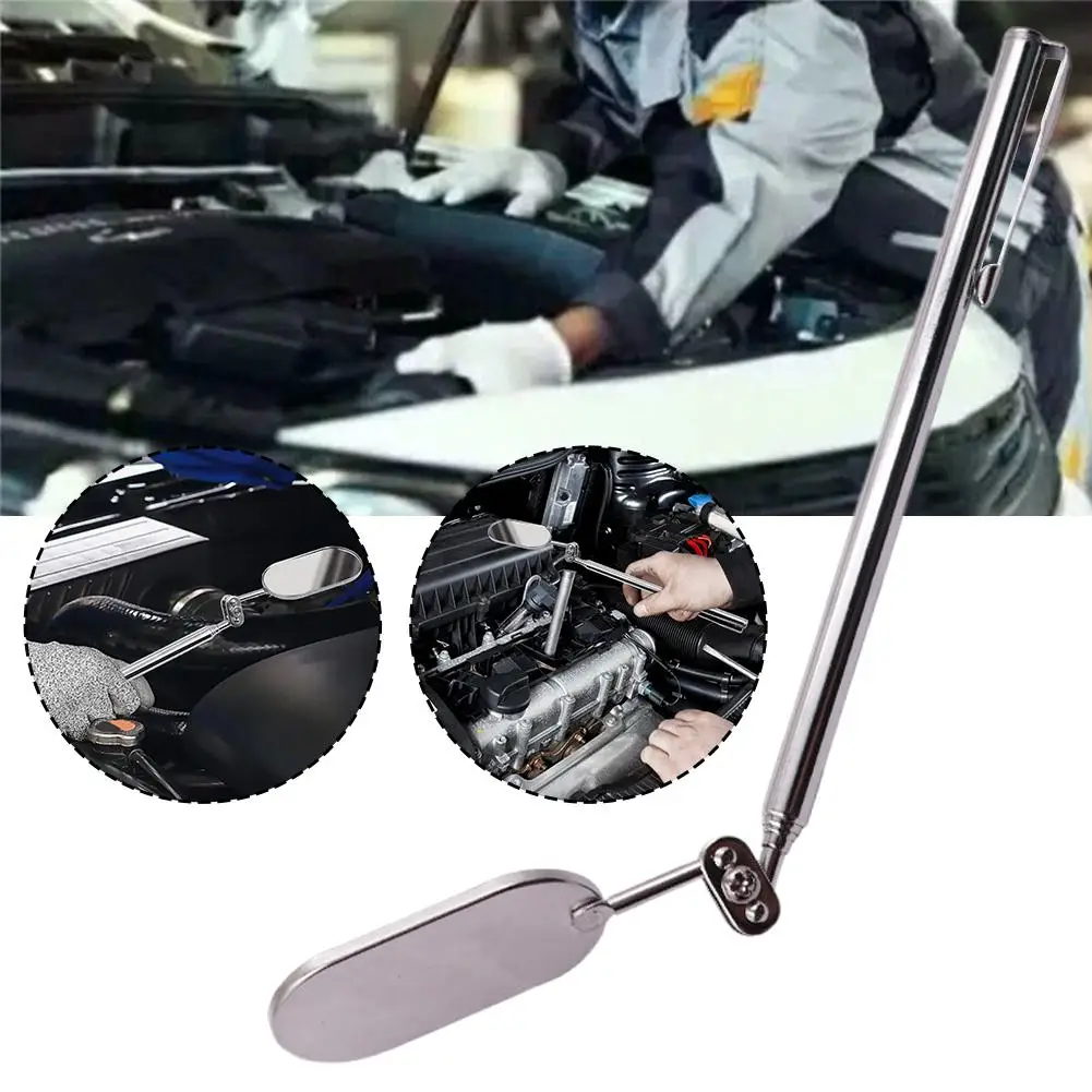 Mechanics Mirror 360 Swivel Checking Vehicle Condition Car Repair Tool Multifunction Telescoping Inspection Mirror Flexible