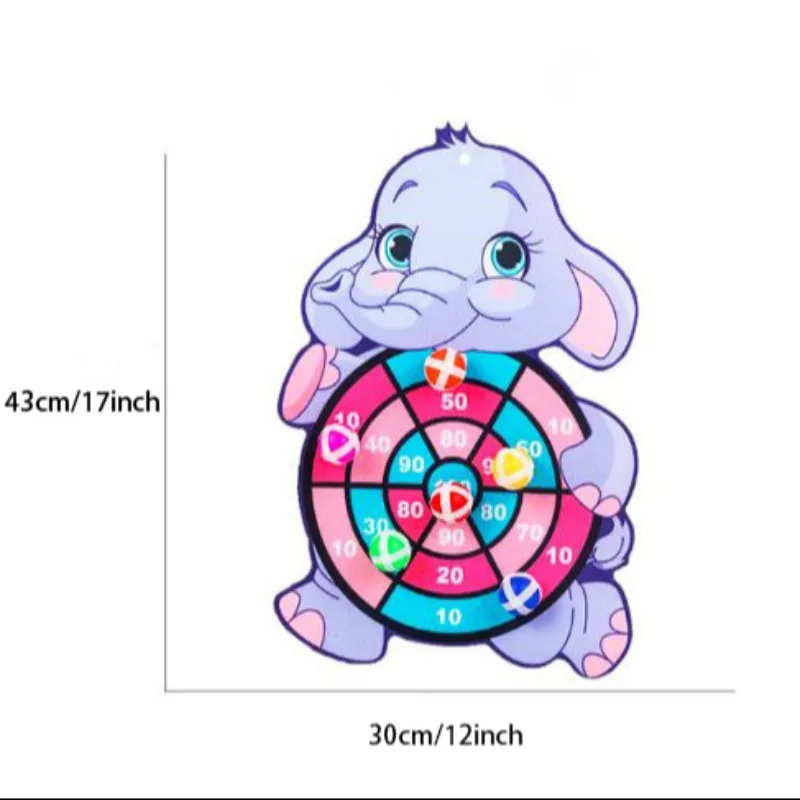 Montessori Dart Board Target Sportowa gra Zabawki dla dzieci w wieku 4 do 6 lat Na zewnątrz Wewnątrz Dziewczynki Lepka piłka Chłopcy Prezent