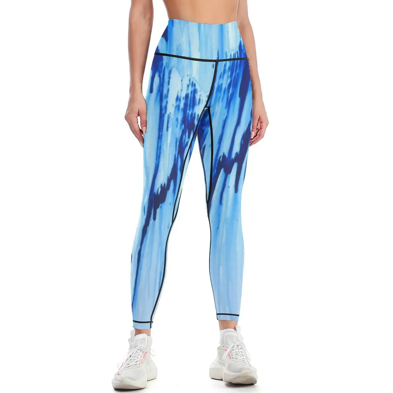 

BLUE Leggings jogging pants sports for gym Sports female exercise clothing for Womens Leggings