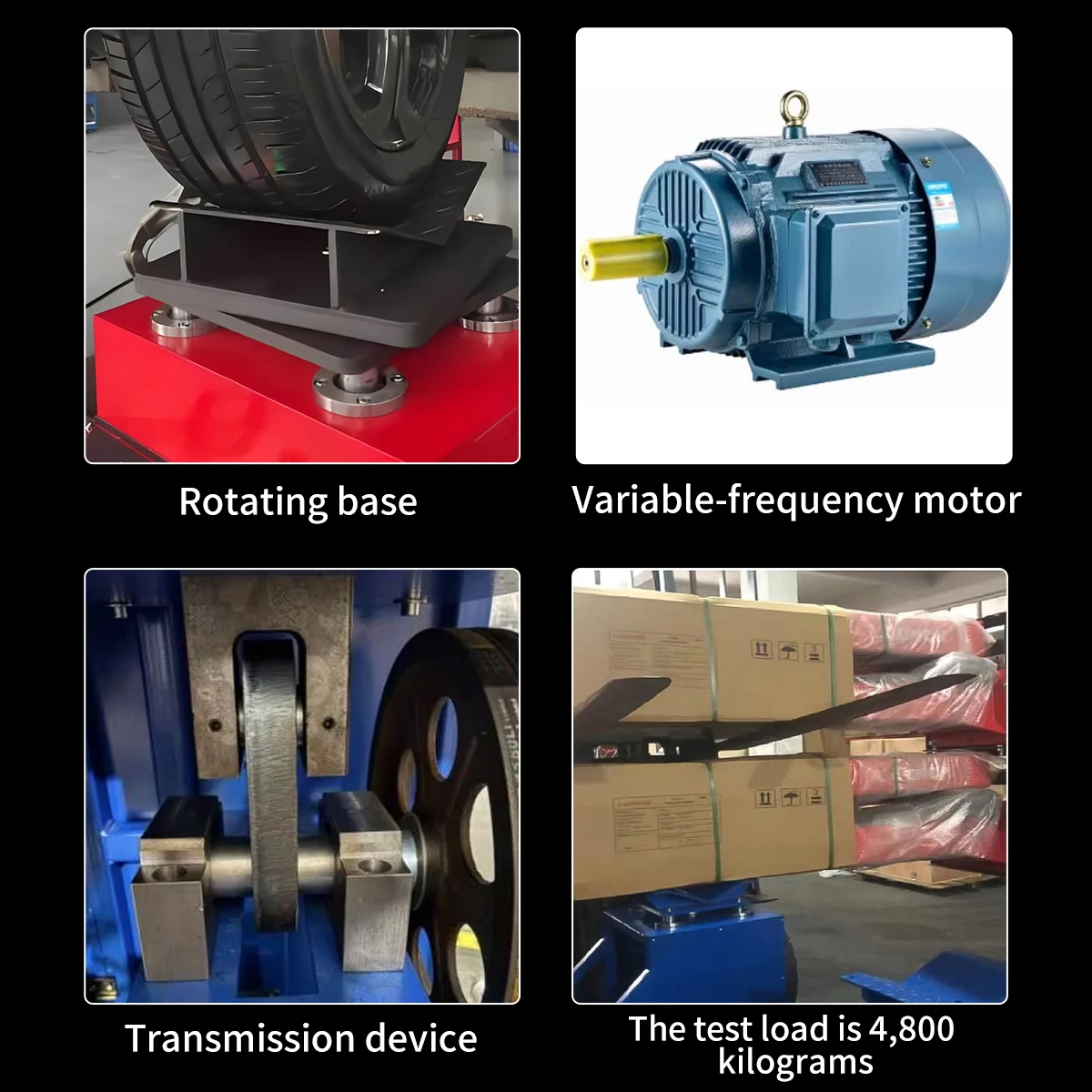 4 طن هيكل السيارة تعليق غير طبيعي كشف الضوضاء مركبة الطريق اختبار محاكاة منصة شاشة تعمل باللمس #4