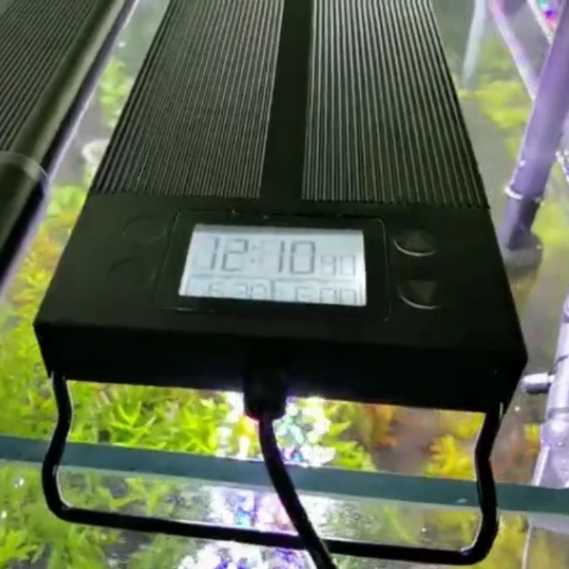 5 Feet 3 Feet Smart Auto On Off LCD WRGB Full Spectrum Led Grow Light Led Planted Aquarium Lights For Fish Tank