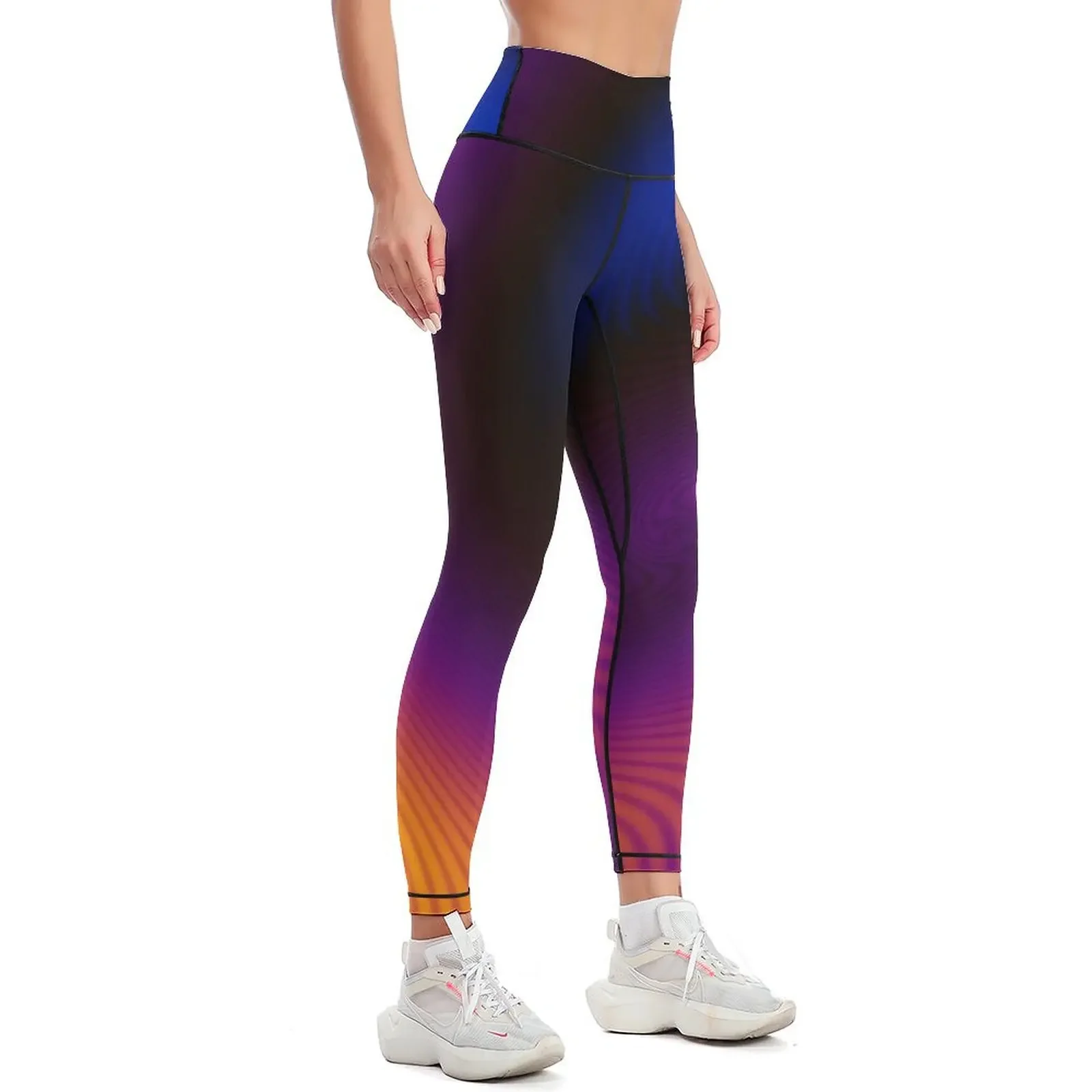 Trippy Spiral Vortex Design Leggings gym womans gym wear Womens Leggings