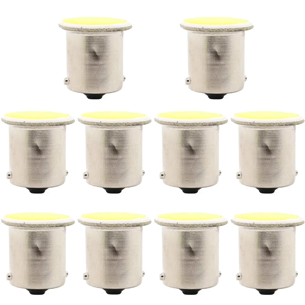 

2/10pcs P21W 1156 Ba15s 1157 Bay15d LED Bulb COB 12V 7000K White Car Reverse Backup Brake Parking Turn Signal Lights Red