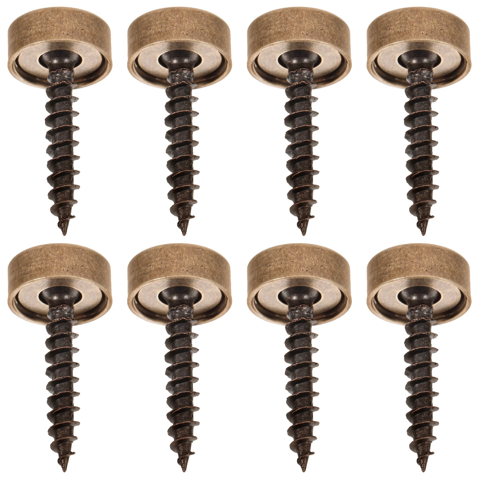 8pcs Mirror Screws Decorative Caps Fasteners Nails for Bathroom Mirrors Kitchen Ceiling Crafts decorative screws