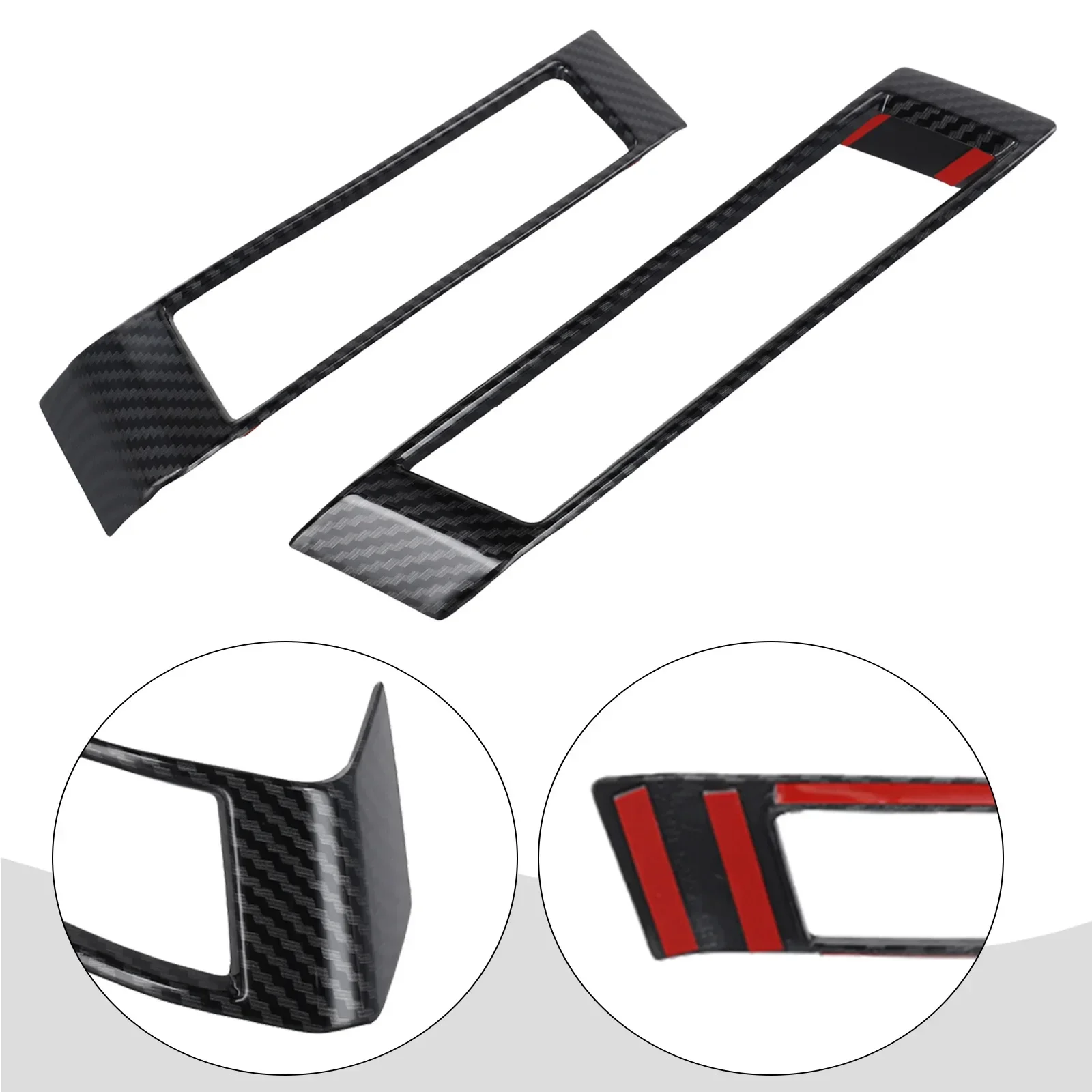 Air Conditioning Outlet ABS Car Dashboard Carbon Fiber High Quality High Universality Fitment Package Content Part Name