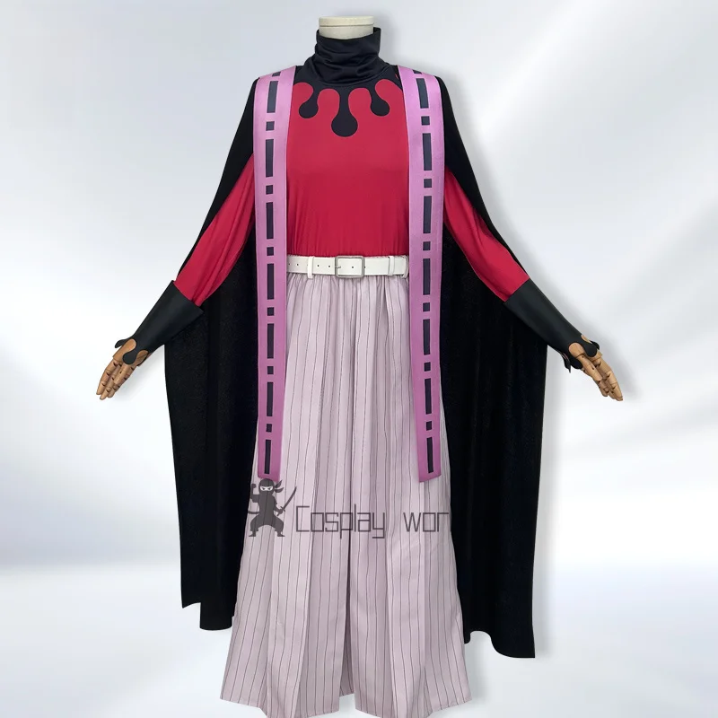 

Anime Demon Slayer Kimetsu No Yaiba Douma Cosplay Costume Kimono Uniforms Halloween Adult Cos Game Party Clothing For Women Men