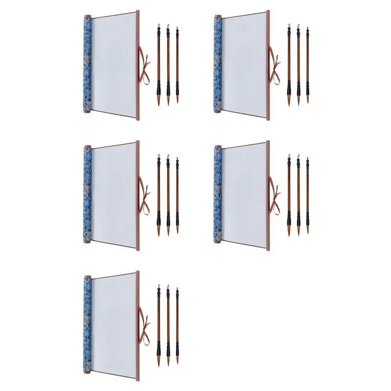 

20X набор для китайской каллиграфии, многоразовые волшебные тканевые свитки для написания воды, традиционные ручки для письма китайской каллиграфии