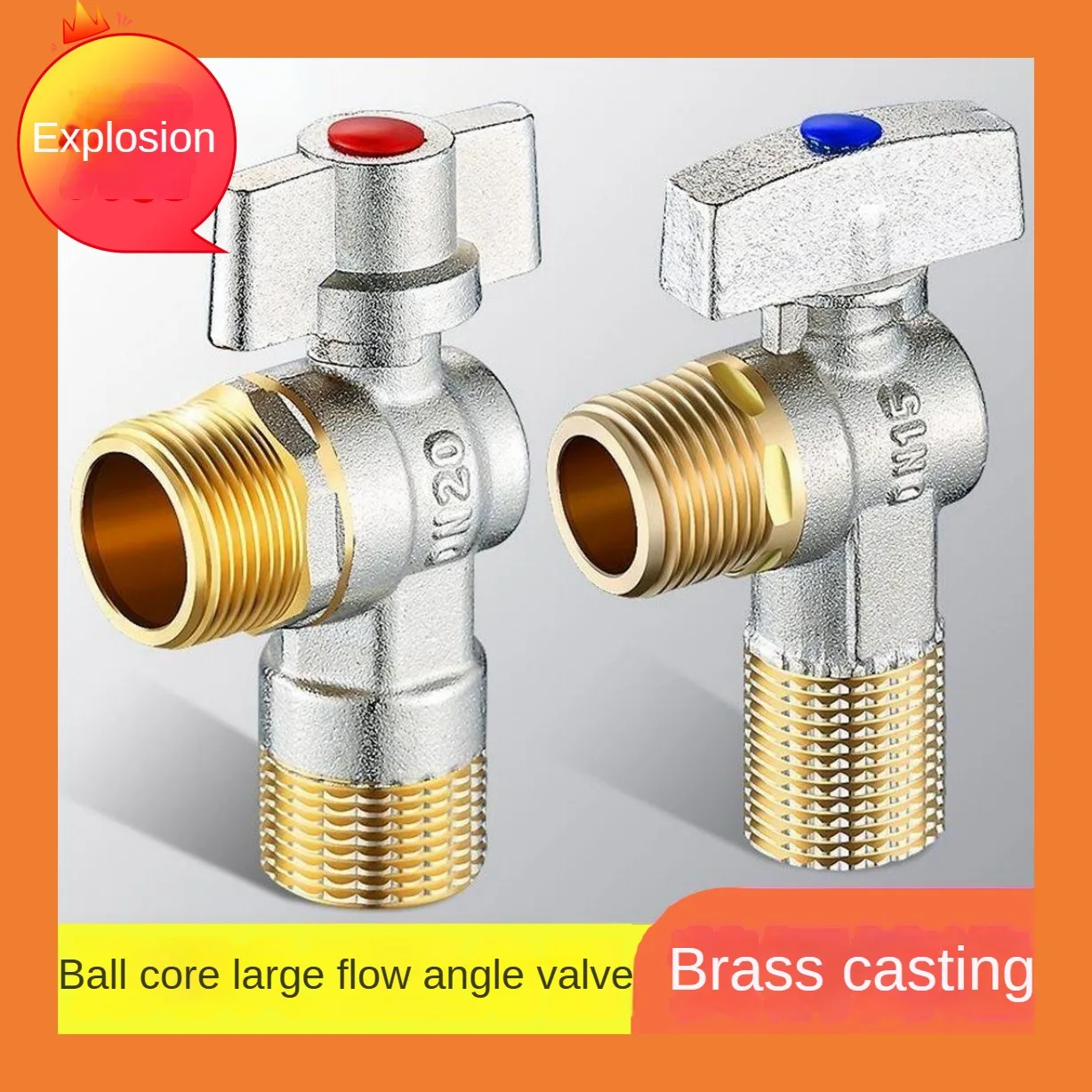 

All Copper Large Flow Ball Valve, Universal Cold and Hot Water, All Copper Ball Core, 4-point, 6-point Ball Valve