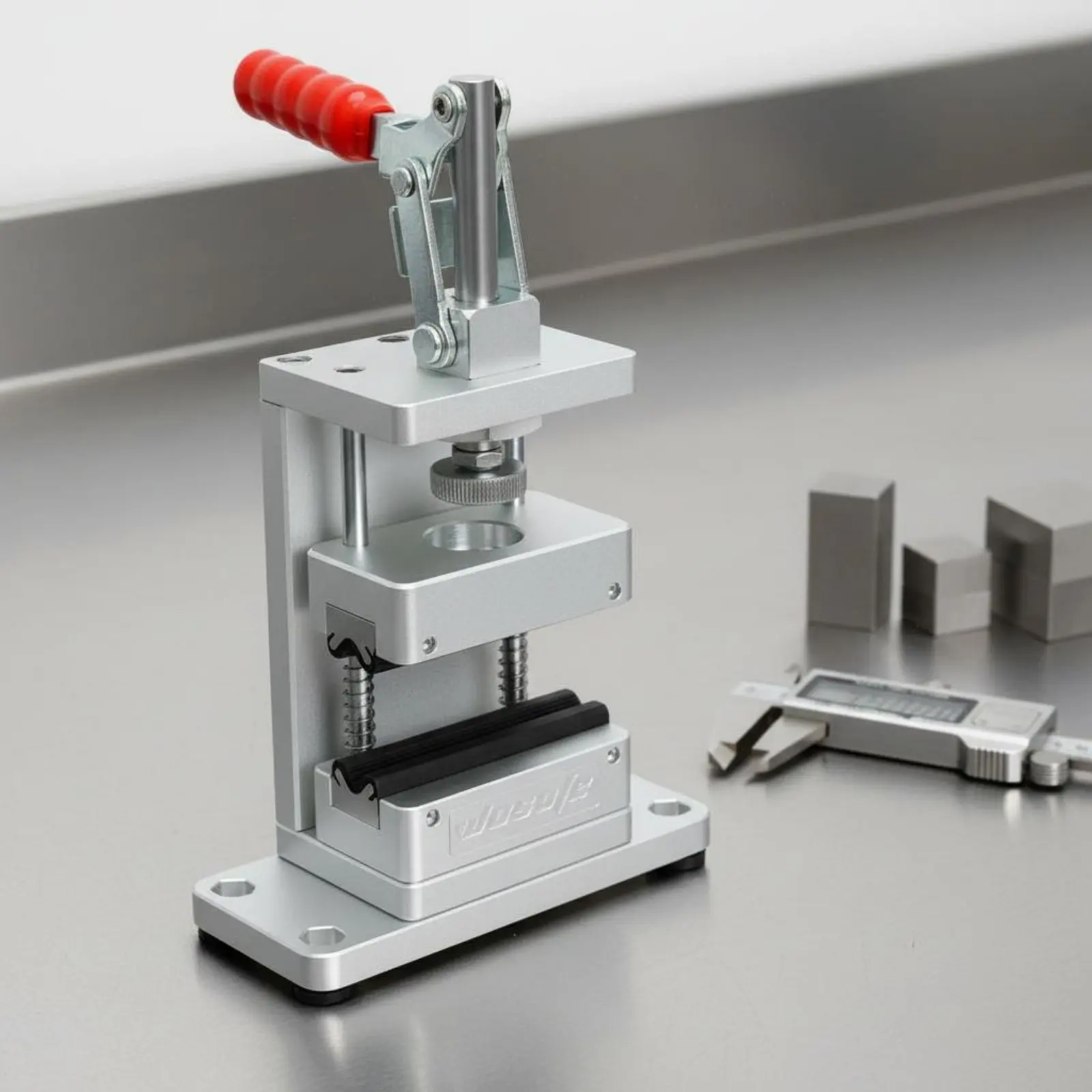 

Golf Club Vise Clamp Secure Clamping Golf Grip Vise Club Shaft Clamp CNC Aluminum Rubber Pad for Garage