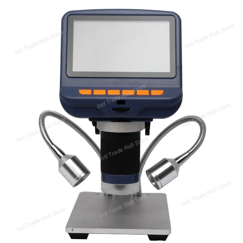 4.3-inch Screen Electron Microscope Dedicated Lifting Stand with Fill Light 1080P Digital Industrial Microscope