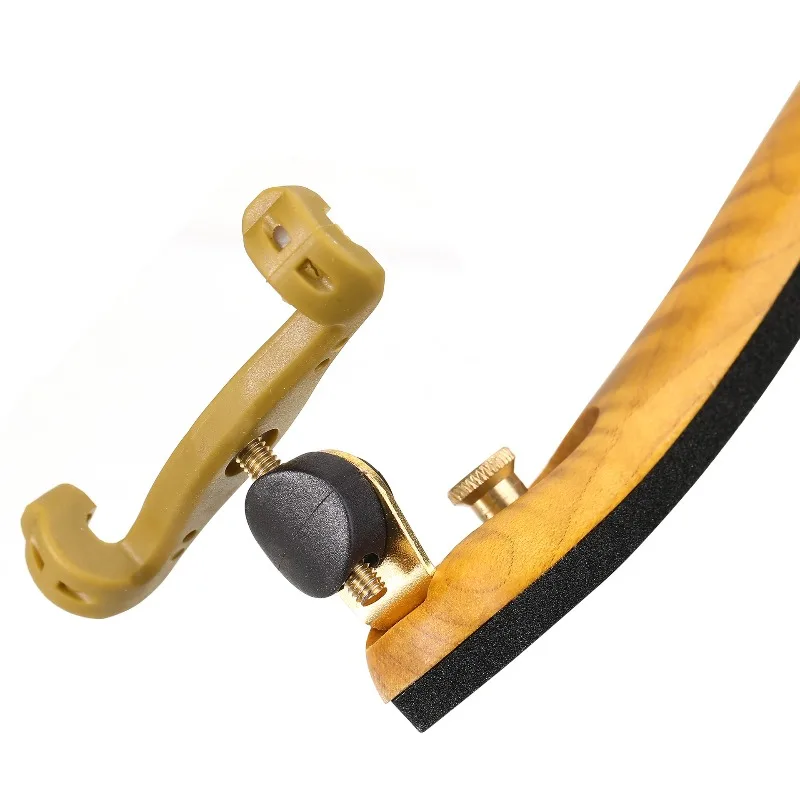 1/2 1/4 3/4 4/4 Violin Shoulder Rest Adjustable Violin Shoulder Stand Maple Violins Chin Rest Pad Stage Performance Accessories