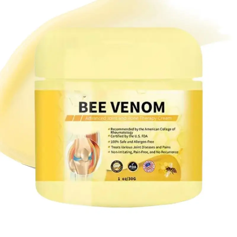 Bee Venoms Joint Care Cream Joint Bone Relief Cream Joint Muscle Bone Cream Fast Acting Whole Body Rub For Hand Feet Joints Knee