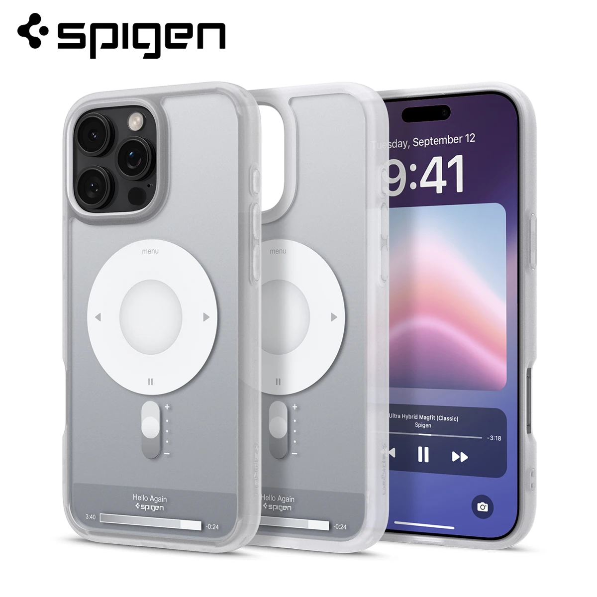 Spigen Ultra Hybrid MagFit Classic Case for iPhone 16 Pro Max / 16 Pro Magsafe Compatible Cover