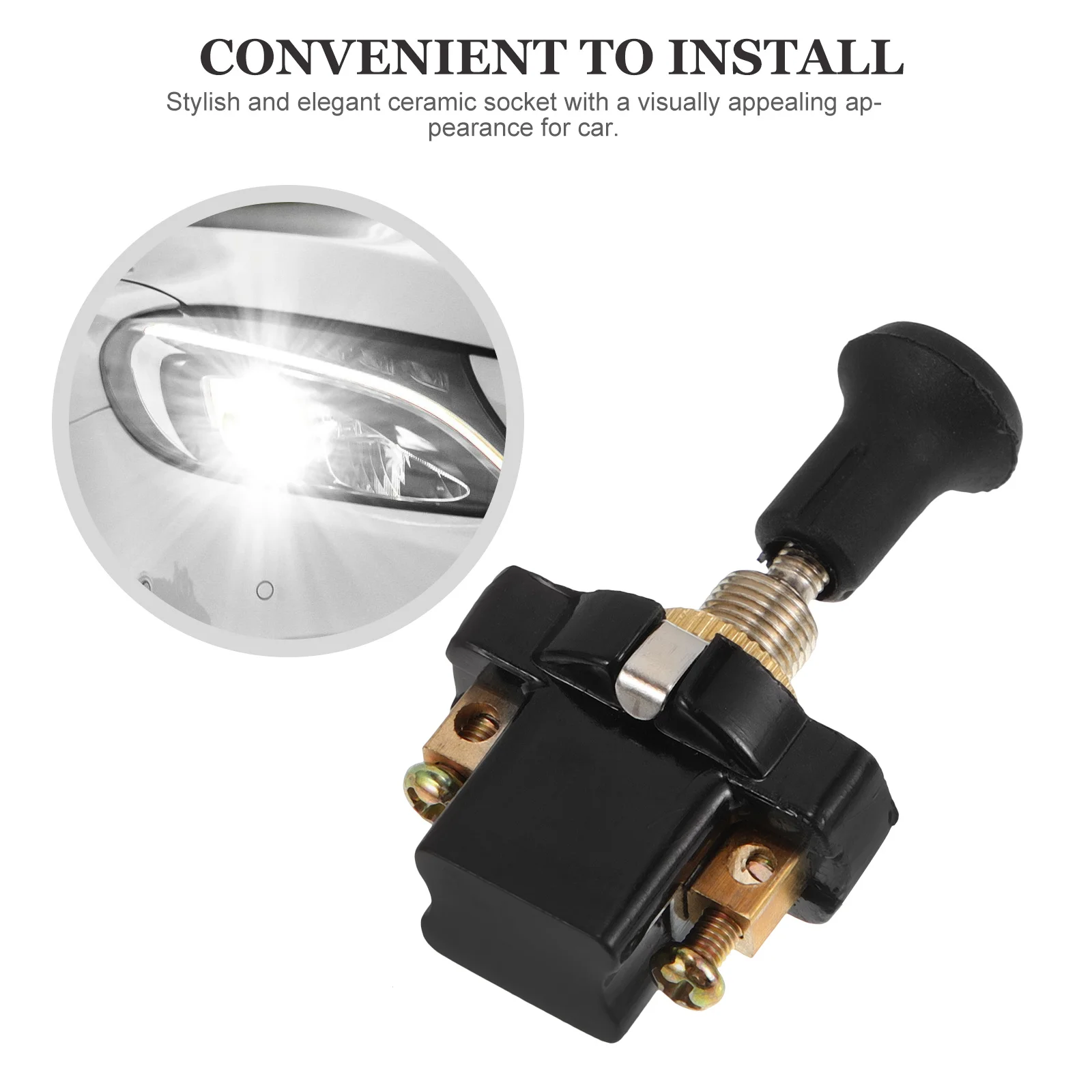 

Universal 12V 24V For Truck Modification Pull Type Light Headlight Control Module Switch For Headlight