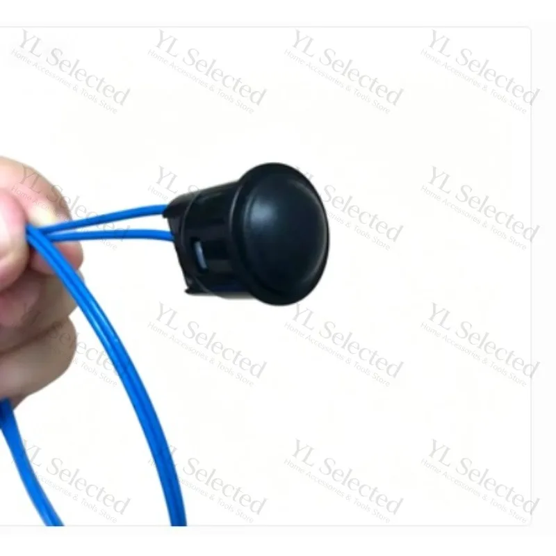 For Excavator Joystick Control Push Button Black 2 Wire 3 Wire Excavator Handle Switch Replacement Accessory