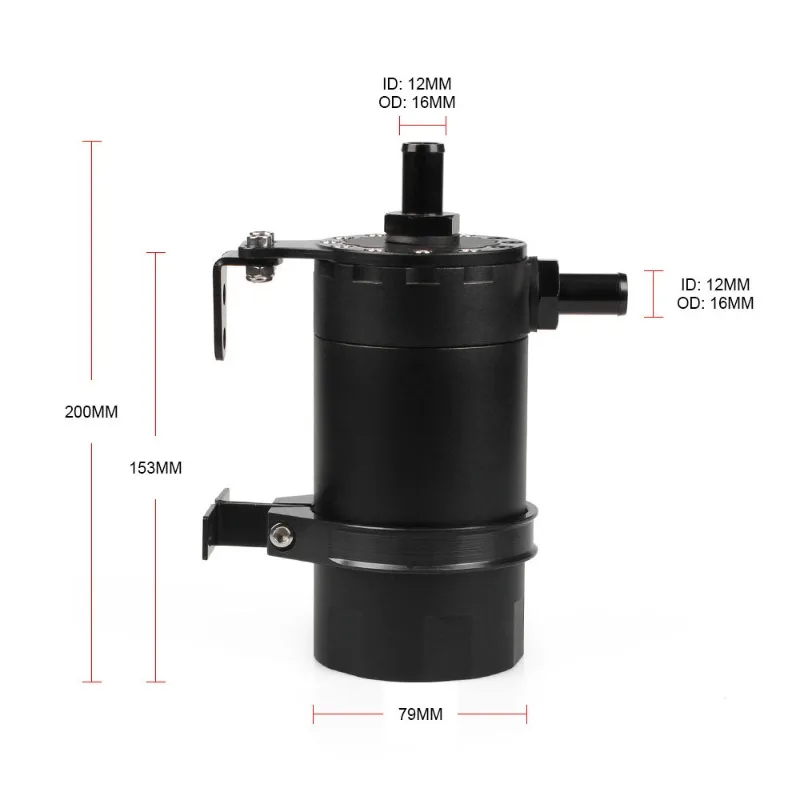 Suitable for new car modification waste oil recovery filter pot Adjustable assembly Fixed breathable pot with filter