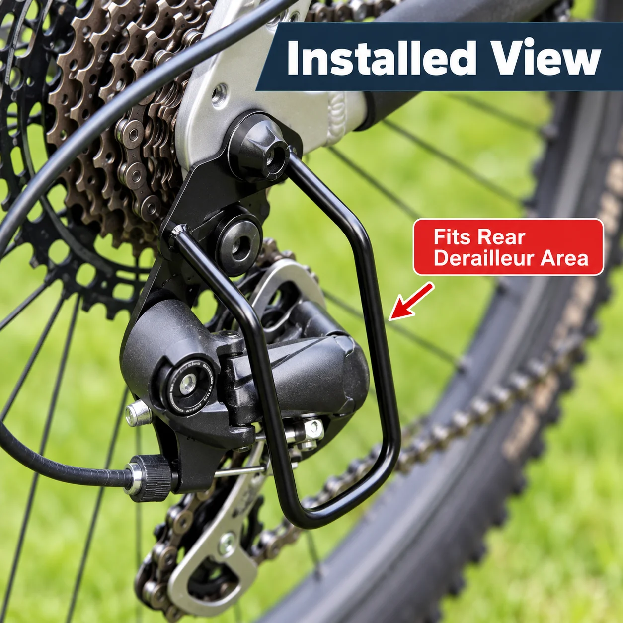 واقي درايلير خلفي للدراجة، غطا - مراجعة Cycling Gear And Accessories وسعره