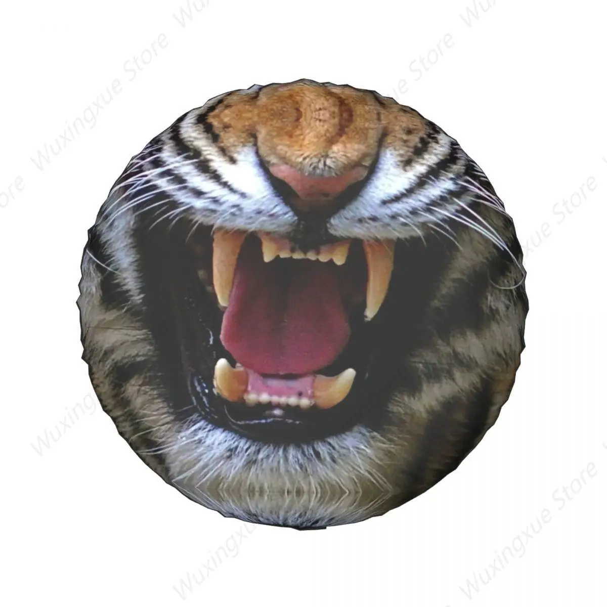 3D Tiger Teeth Spare Tire Cover Case Bag Pouch for Jeep Mitsubishi Pajero Vivid Beast Car Wheel Protectors Accessories