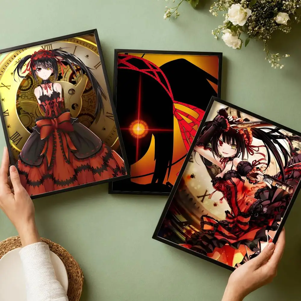 D-Date A L-Live Anime Poster Stickers HD Painting Self-Adhesive Art for Bedroom Living Room Home Decor Modern Wall Decals Gift