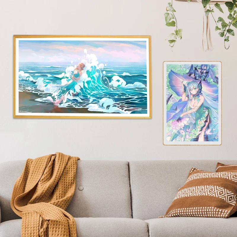 TMultifunction Video Playback Mp4 21,5 polegadas Digital Photo Frame Media Video Player