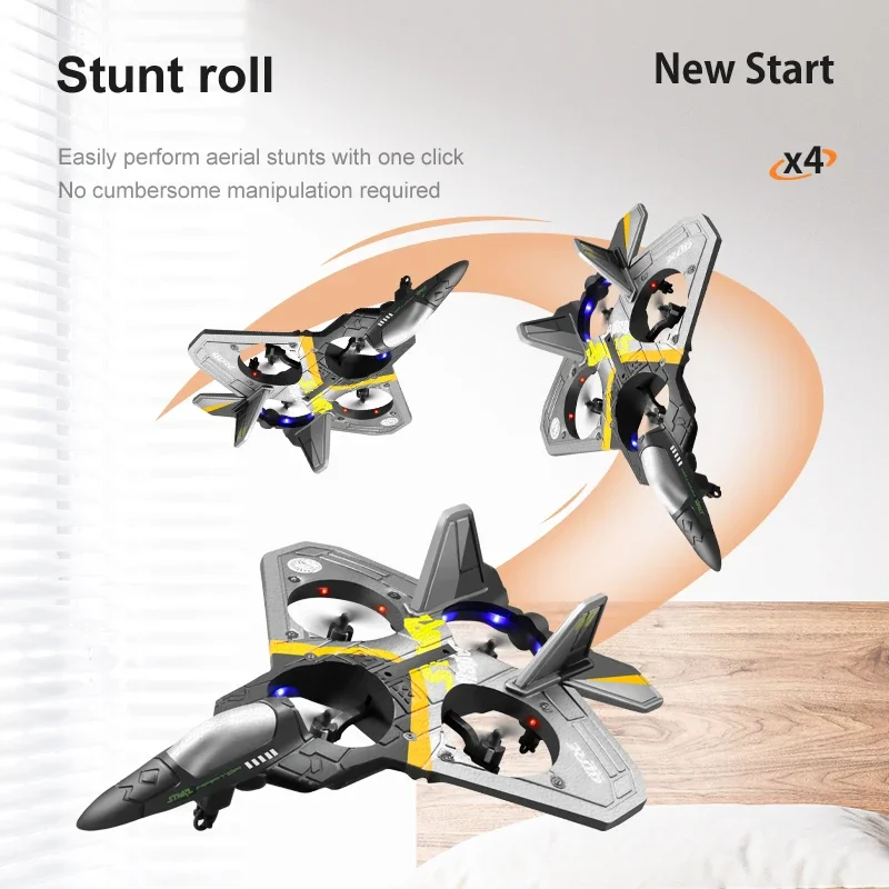 2.4G V17 RC Remote Control Airplane Drone Gravity Sensing Remote Control Plane Glider Airplane EPP Foam Boy Toys Kids For Gift