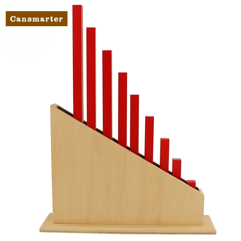 モンテッソーリ-赤ちゃんのための木製スタンド,赤ちゃんの数学の教育ツール,パズル,学習ゲーム