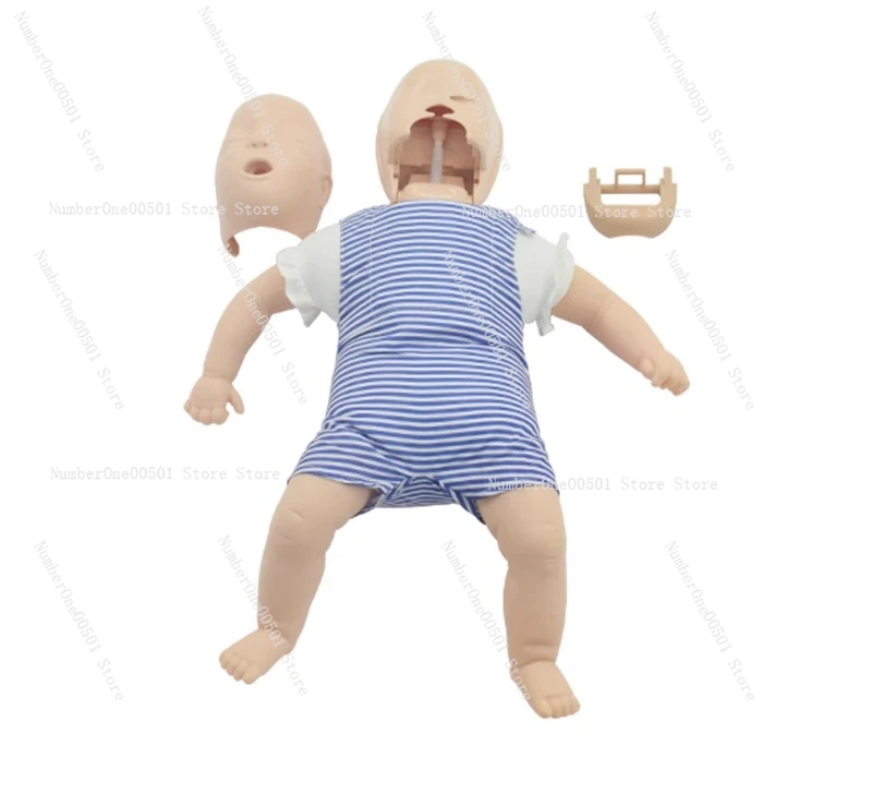 نموذج عائق مجرى الهواء المتقدم للرضع - محاكي CPR لحديثي الولادة للتدريب على مناورة Heimlich #5