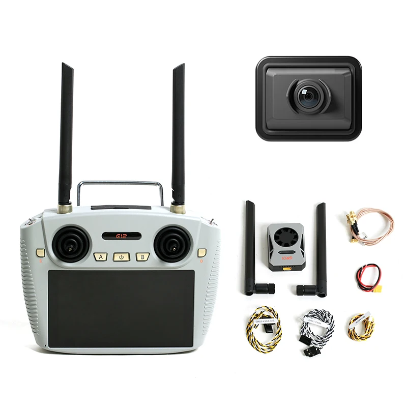 SKYDROID G12 Remote Control 2.4GHz/5.8GHz Dual Frequencies 1080P Display Screen Android 13 System And C01 Pro Camera