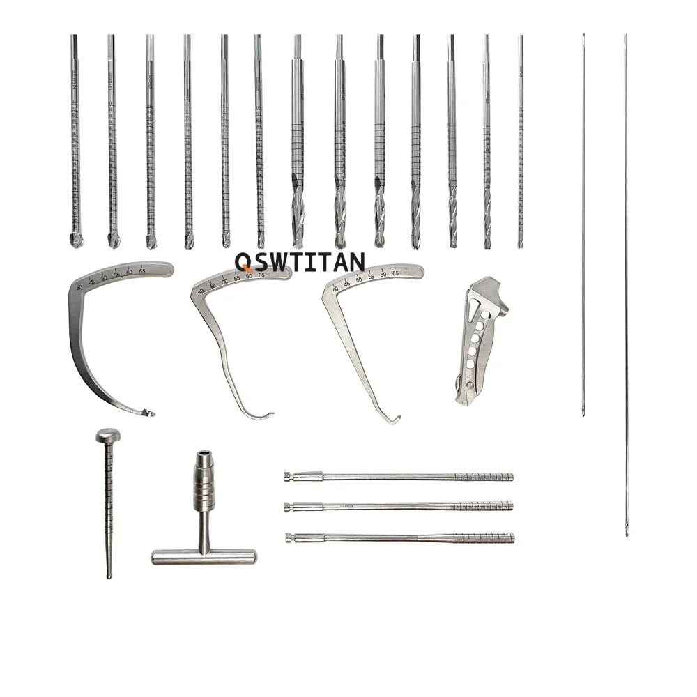 

Sports Medicine ACL/PCL Orthopedic Instrument Set | Includes Manual Power Source