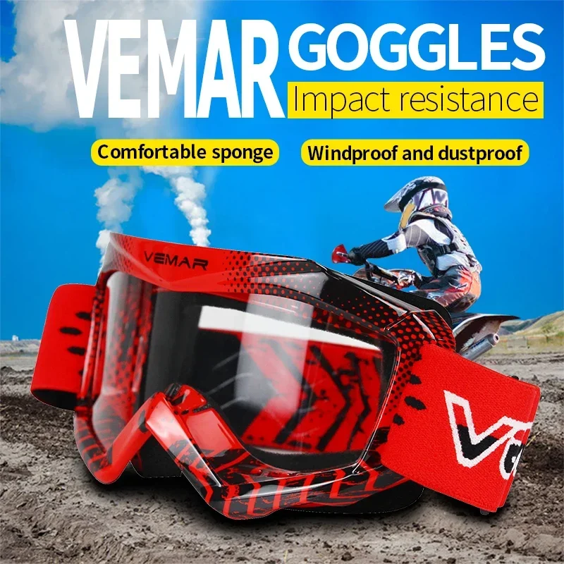 Professional Children's Goggles Motocross Kids Motorcycle Glasses Kid MX MTB Off-Road Bike Boy Girl Child Goggles For MX Helmet