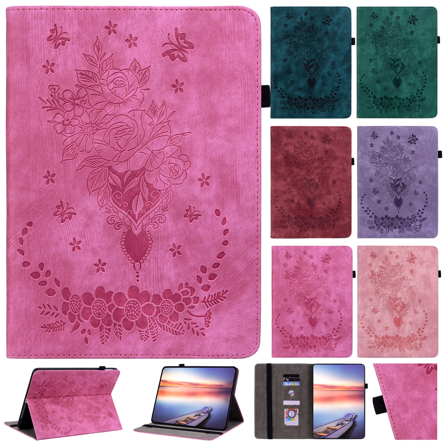 

Wallet Leather Cards Solt Case For iPad 10th 10.9 2022 10.2 9th Generation Air 5 4 2022 Pro 11 2021 2020 Mini 6 9.7 Book Cover